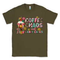 Army Green coffee chaos and candy canes Classic Tee - AdoDesignShop