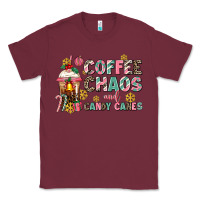 Burgundy coffee chaos and candy canes Classic Tee - AdoDesignShop