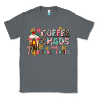 Charcoal Heather coffee chaos and candy canes Classic Tee - AdoDesignShop