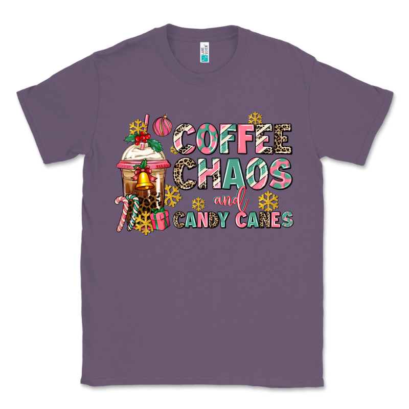 Coffee Chaos And Candy Canes Classic Tee by AdoDesignShop | Teevron
