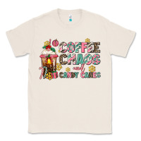 Natural coffee chaos and candy canes Classic Tee - AdoDesignShop
