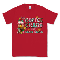 Red coffee chaos and candy canes Classic Tee - AdoDesignShop