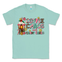 Seafoam coffee chaos and candy canes Classic Tee - AdoDesignShop