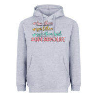 Heather Grey grandma life Heavyweight Hoodie - MaliasSmallBusiness