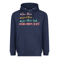 Navy grandma life Heavyweight Hoodie - MaliasSmallBusiness