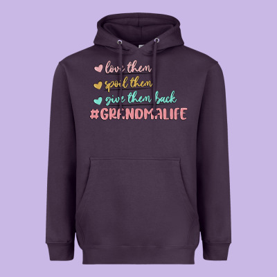Grandma Life Heavyweight Hoodie Designed By Maliassmallbusiness