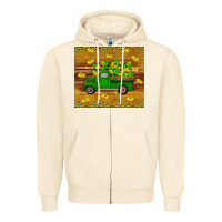 Sandshell St Patricks day truck Zipper Hoodie - Artiststas