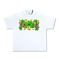 White St. patricks day mom Urban Heavy Tee - Neo Western