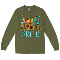 Army Green pre k Long Sleeve Tee - JahusDesignShop