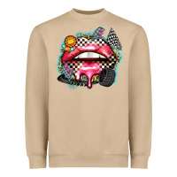 Mushroom race lips Heavyweight Sweatshirt - Zillion Design Studio