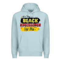 Blue Mist it's the black excellence for me Premium Hoodie - LillyAllenDesigns