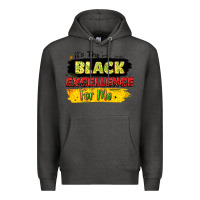 Charcoal Heather it's the black excellence for me Premium Hoodie - LillyAllenDesigns