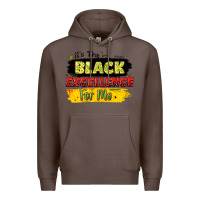 Coffee it's the black excellence for me Premium Hoodie - LillyAllenDesigns