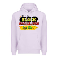 Lilac it's the black excellence for me Premium Hoodie - LillyAllenDesigns