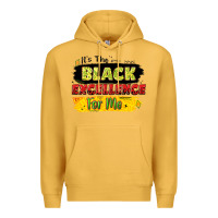 Mustard it's the black excellence for me Premium Hoodie - LillyAllenDesigns