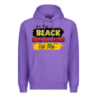 Purple it's the black excellence for me Premium Hoodie - LillyAllenDesigns