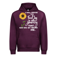 Mauve Wine I Will Choose To Find Joy In The Journey That God Urban Hoodie - Bettercallsaul
