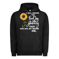 Pigment Black I Will Choose To Find Joy In The Journey That God Urban Hoodie - Bettercallsaul