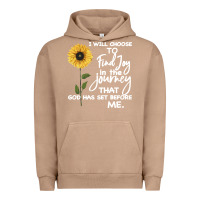 Pigment Burro I Will Choose To Find Joy In The Journey That God Urban Hoodie - Bettercallsaul