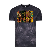 Cloud Black juneteenth brush stroke Vintage Tee - HRA Design Shop