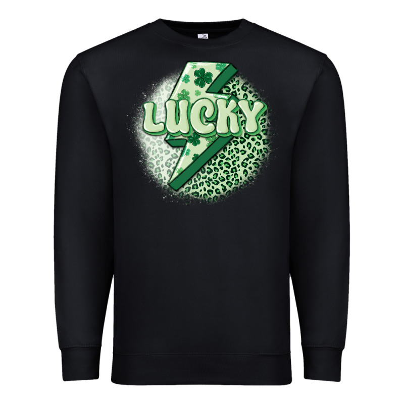 St. Patrick's Day Lucky Premium Sweatshirt by MaliasSmallBusiness | Teevron