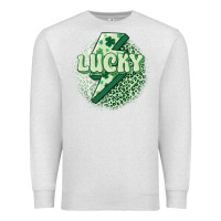 Oatmeal Heather st. patrick's day lucky Premium Sweatshirt - MaliasSmallBusiness