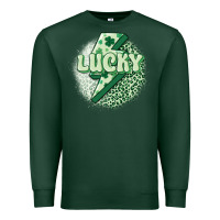 Sports Green st. patrick's day lucky Premium Sweatshirt - MaliasSmallBusiness
