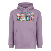 Lavender easter coffee cups Heavyweight Hoodie - MaliasSmallBusiness