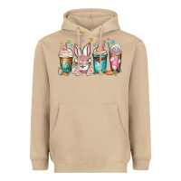 Mushroom easter coffee cups Heavyweight Hoodie - MaliasSmallBusiness