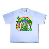 Grape Ice St. Patrick's Day Mommy's little lucky charm Urban Heavy Tee - Neo Western
