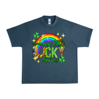 Midnight Navy St. Patrick's Day Mommy's little lucky charm Urban Heavy Tee - Neo Western