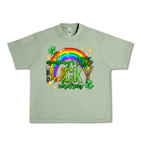 Oil Green St. Patrick's Day Mommy's little lucky charm Urban Heavy Tee - Neo Western