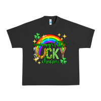 Pigment Black St. Patrick's Day Mommy's little lucky charm Urban Heavy Tee - Neo Western