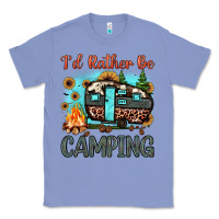Colony Blue i'd rather be camping Classic Tee - JahusDesignShop