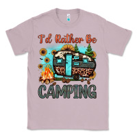 Lilac i'd rather be camping Classic Tee - JahusDesignShop