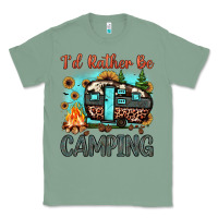 Sage i'd rather be camping Classic Tee - JahusDesignShop
