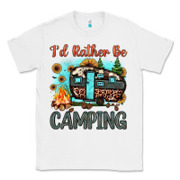 White i'd rather be camping Classic Tee - JahusDesignShop