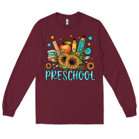 Burgundy preschool Long Sleeve Tee - JahusDesignShop