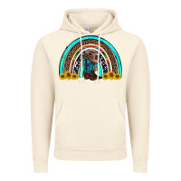 Vintage Artic western cowboy boots sunflowers rainbow Vintage Hoodie - RanaPortraitStore