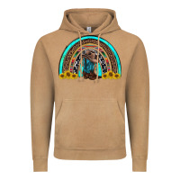 Vintage Camel western cowboy boots sunflowers rainbow Vintage Hoodie - RanaPortraitStore