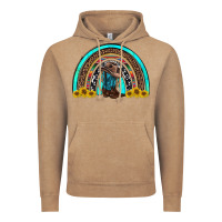 Vintage Coffee western cowboy boots sunflowers rainbow Vintage Hoodie - RanaPortraitStore