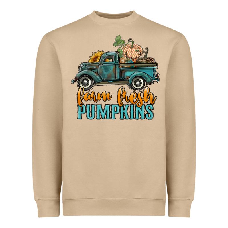 Farm Fresh Pumpkins Truck Heavyweight Sweatshirt by RanaPortraitStore | Teevron
