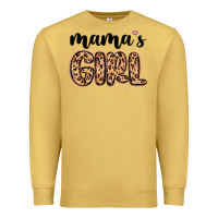 Antique Gold mama s girl Premium Sweatshirt - MaliasSmallBusiness