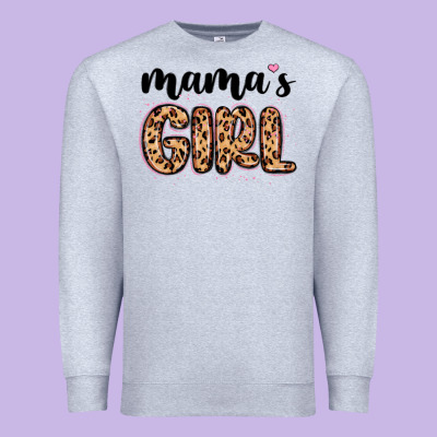 Mama S Girl Premium Sweatshirt Designed By Maliassmallbusiness