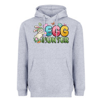 Heather Grey egg hunter Heavyweight Hoodie - MaliasSmallBusiness