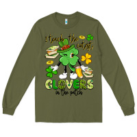 Army Green i teach the cutest clovers in the patch Long Sleeve Tee - Artiststas