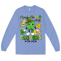 Colony Blue i teach the cutest clovers in the patch Long Sleeve Tee - Artiststas