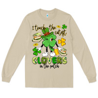 Mushroom i teach the cutest clovers in the patch Long Sleeve Tee - Artiststas