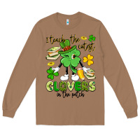 Toasted Coconut i teach the cutest clovers in the patch Long Sleeve Tee - Artiststas