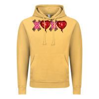 Vintage Mustard valentine's day xoxo heart balloon Vintage Hoodie - RanaPortraitStore